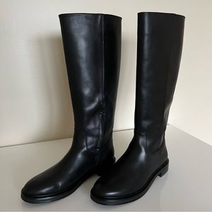 Madewell Drumgold Boot • Black Leather • Size 9